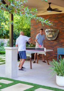 Outdoor pavilion games
